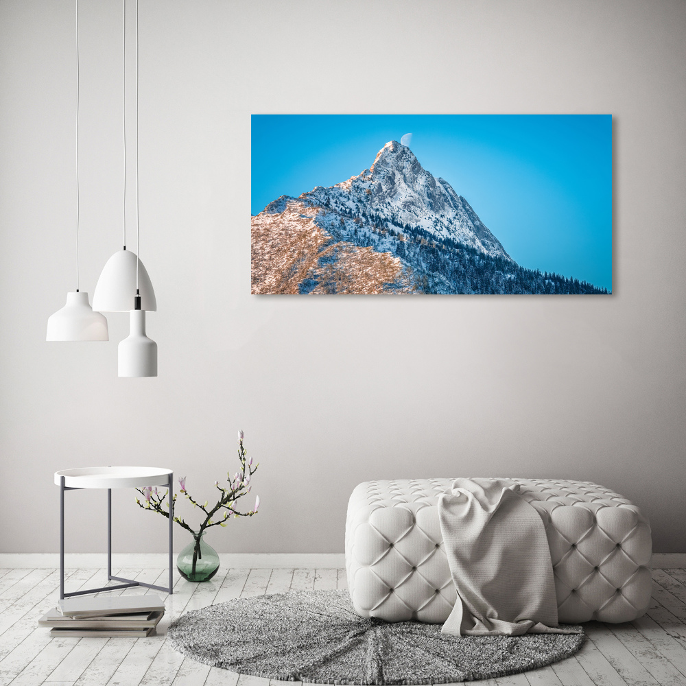 Foto obraz szkło akryl Giewont Tatry
