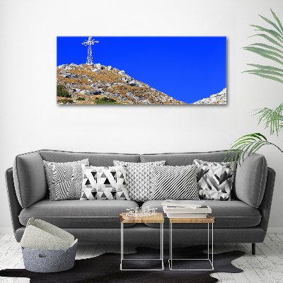Foto obraz szkło akryl Giewont Tatry