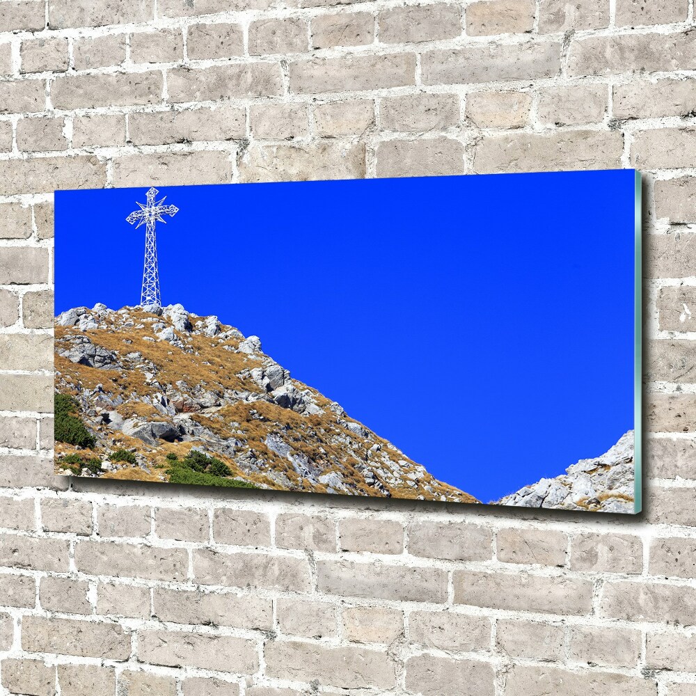 Foto obraz szkło akryl Giewont Tatry