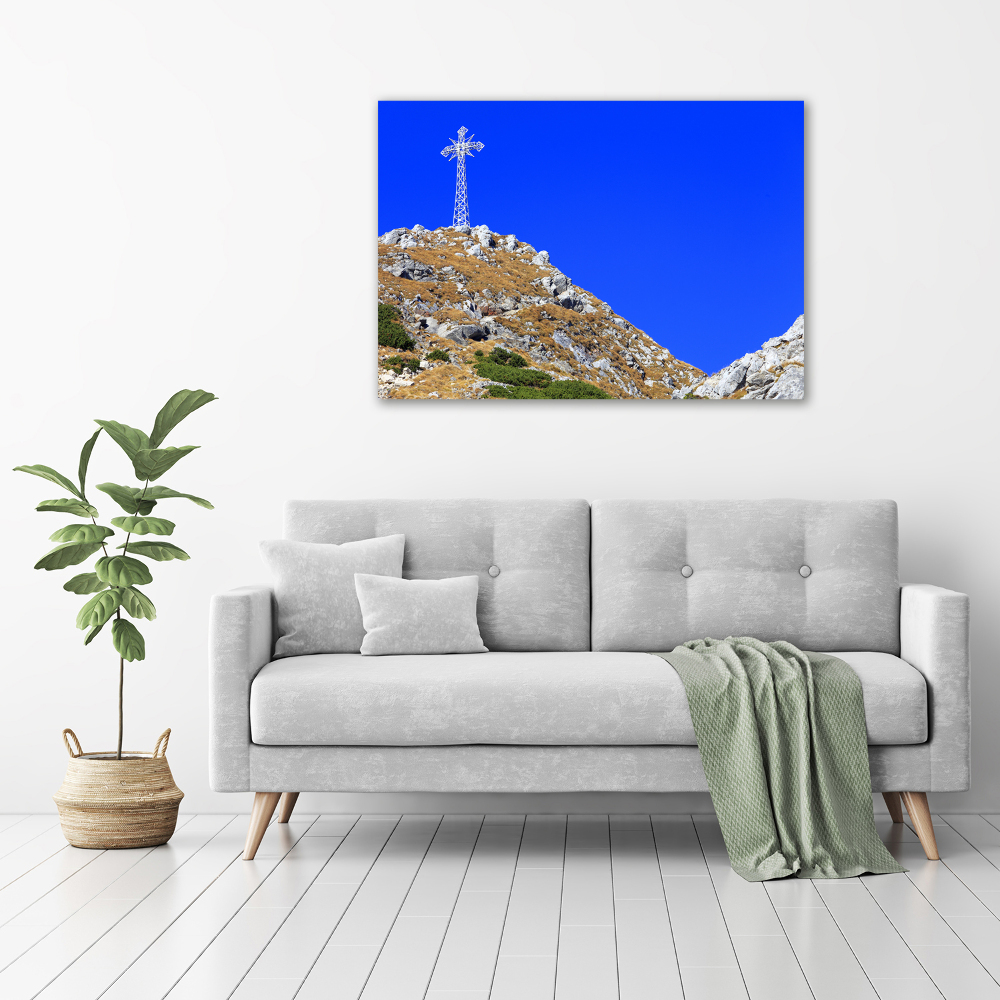 Foto obraz szkło akryl Giewont Tatry