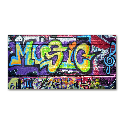 Foto obraz akryl Graffiti na ścianie