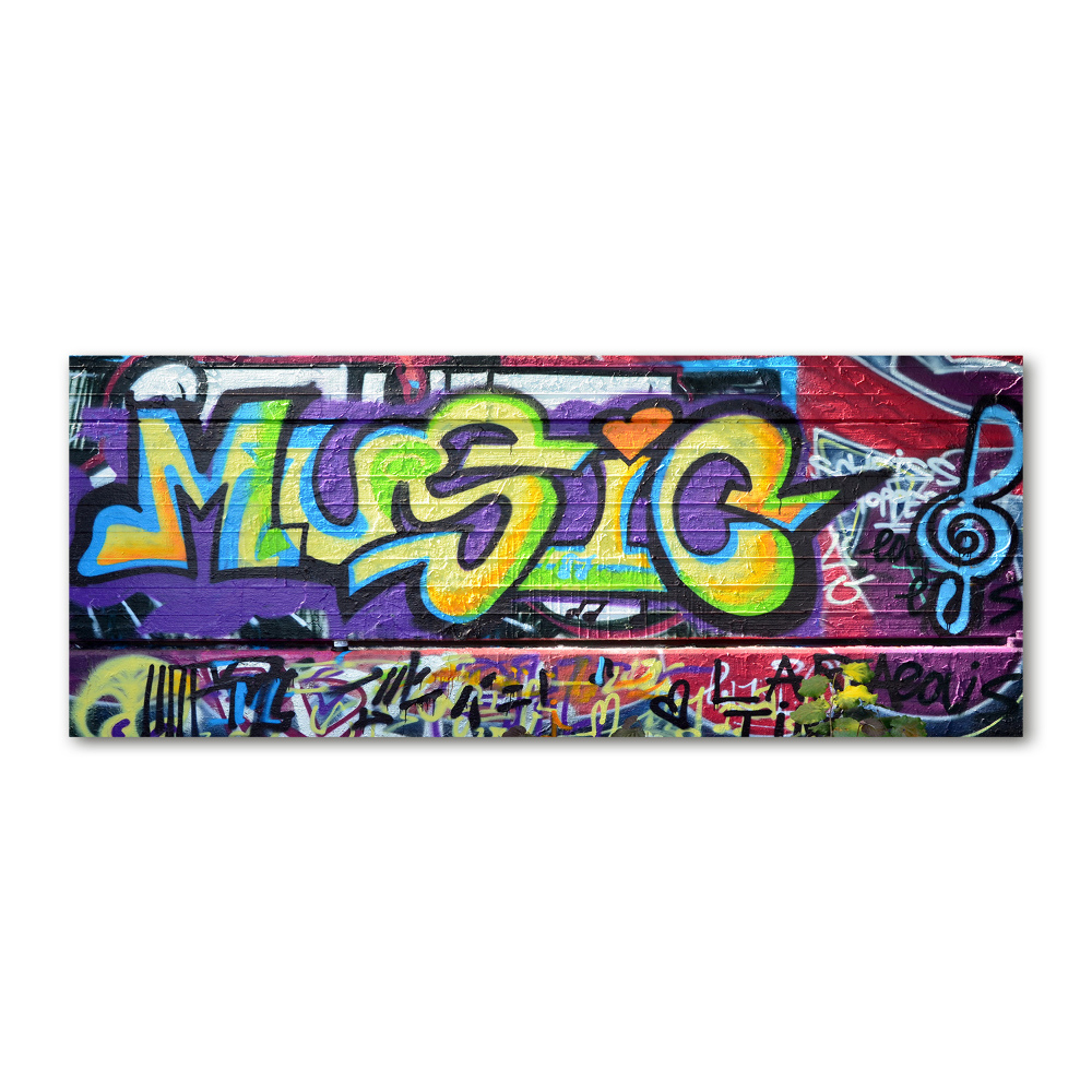 Foto obraz akryl Graffiti na ścianie