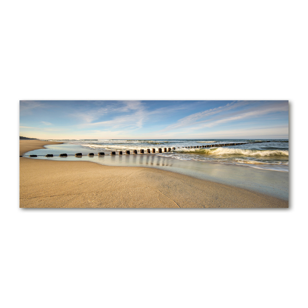 Foto obraz akryl Plaża nad Bałtykiem
