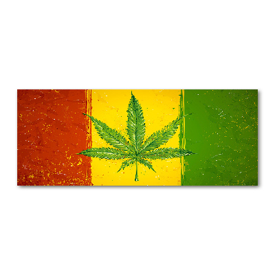 Foto obraz szkło akryl Rasta flaga