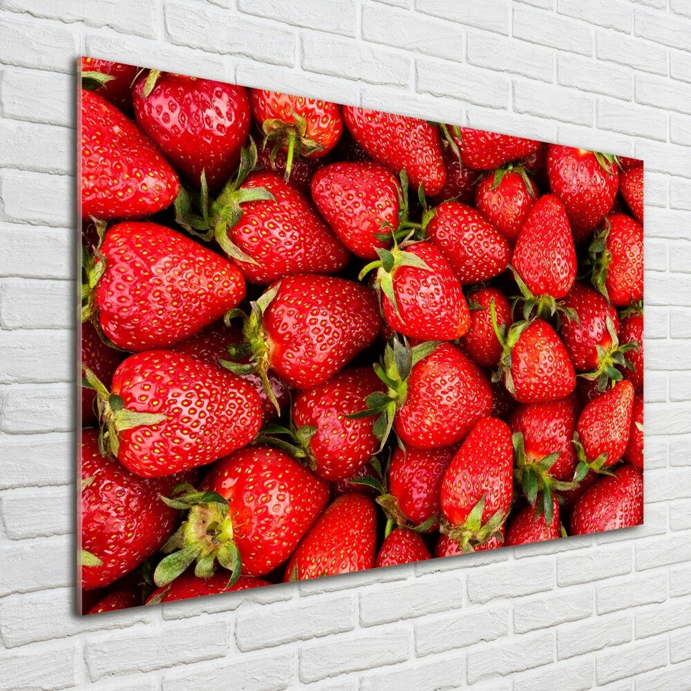 Foto obraz na ścianę akryl Truskawki
