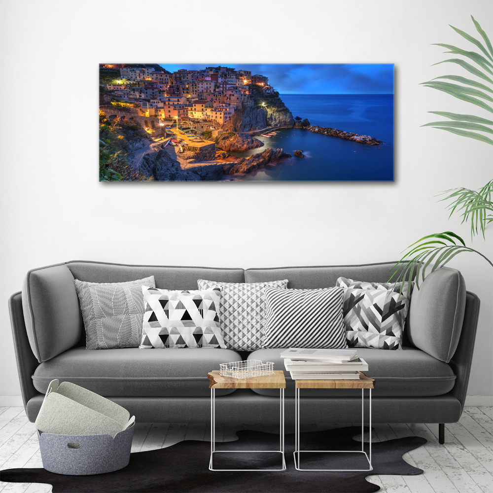 Foto obraz szkło akryl Manarola Włochy