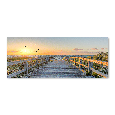 Foto obraz szkło akryl Ścieżka na plażę