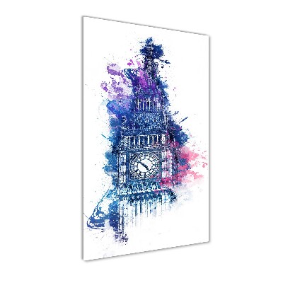 Obraz zdjęcie na ścianę akryl pionowy Kolorowy Big Ben