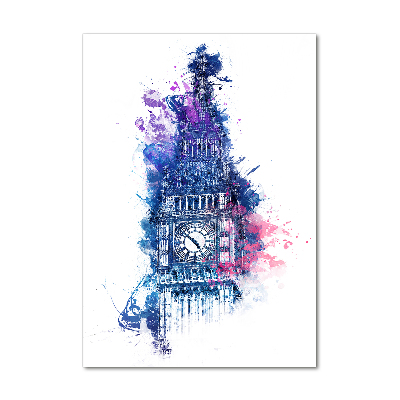 Obraz zdjęcie na ścianę akryl pionowy Kolorowy Big Ben