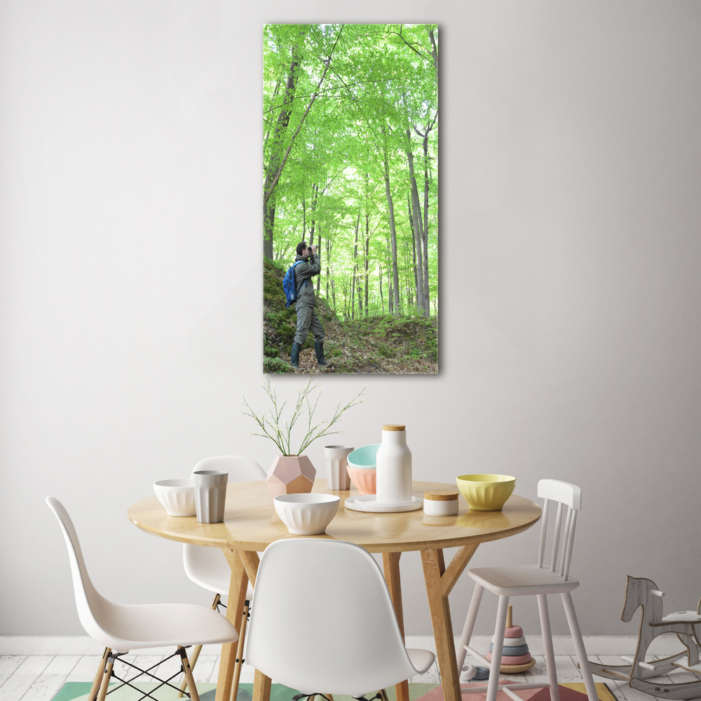 Foto obraz akryl pionowy Ornitolog