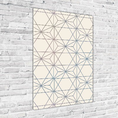Foto obraz szkło akryl pionowy Geometryczne tło