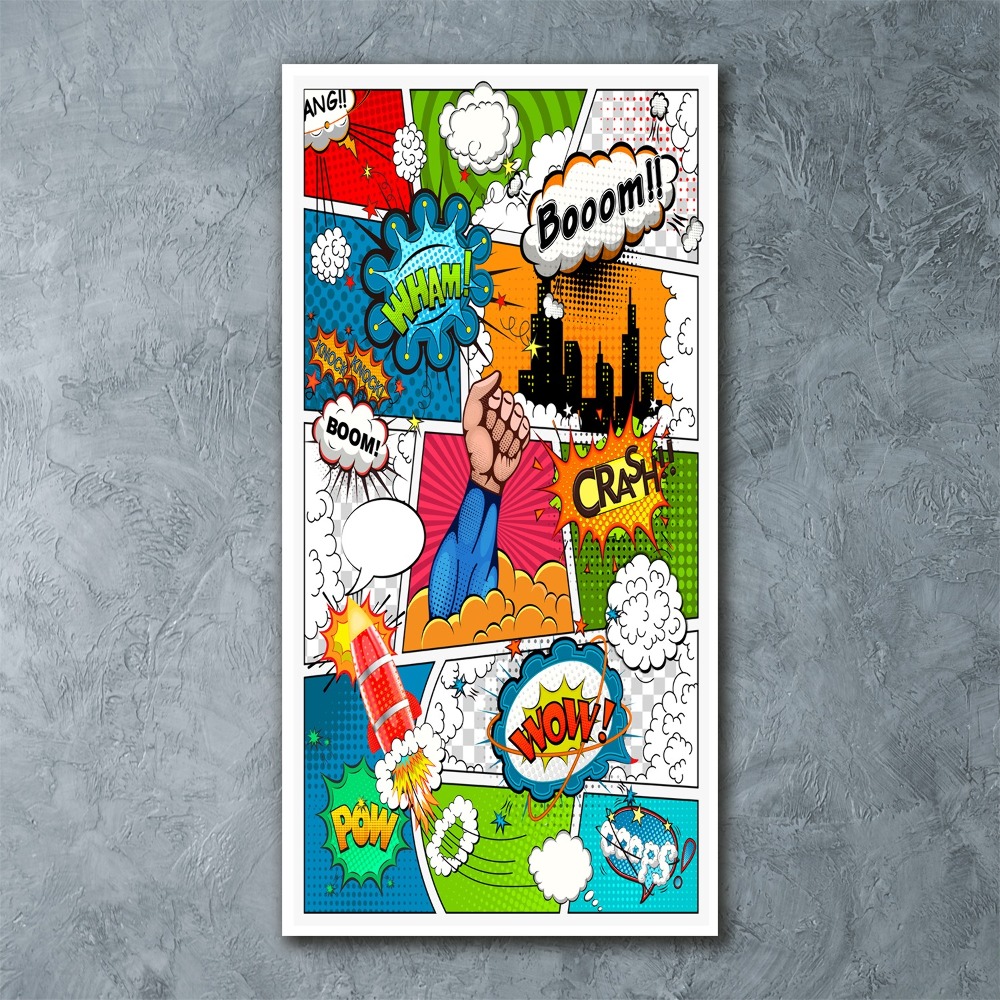 Obraz zdjęcie szkło akryl pionowy Komiks