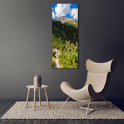 Foto obraz szkło akryl pionowy Morskie oko Tatry
