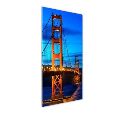 Foto obraz szkło akryl pionowy Most San Francisco
