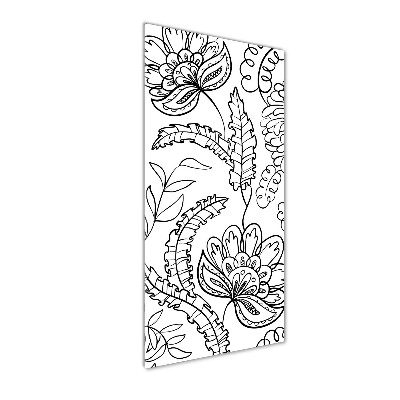 Foto obraz szkło akryl pionowy Tło Zentangle