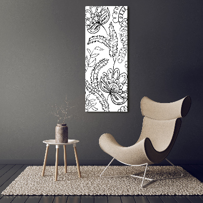 Foto obraz szkło akryl pionowy Tło Zentangle