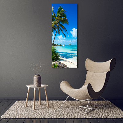 Foto obraz szkło akryl pionowy Tropikalna plaża