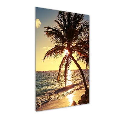 Foto obraz szkło akryl pionowy Tropikalna plaża