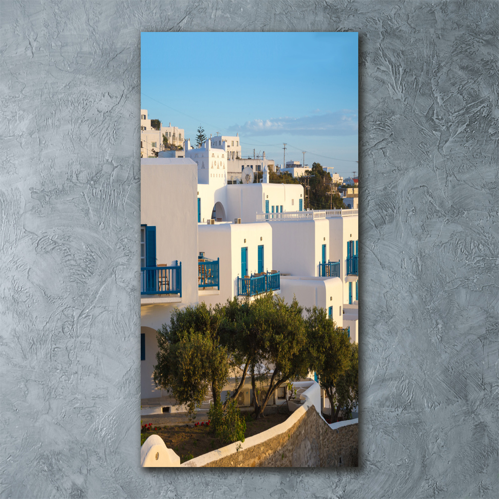 Foto obraz szkło akryl pionowy Mykonos Grecja