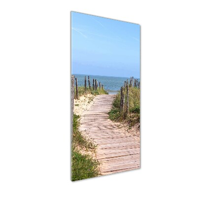Foto obraz akryl pionowy Ścieżka na plażę