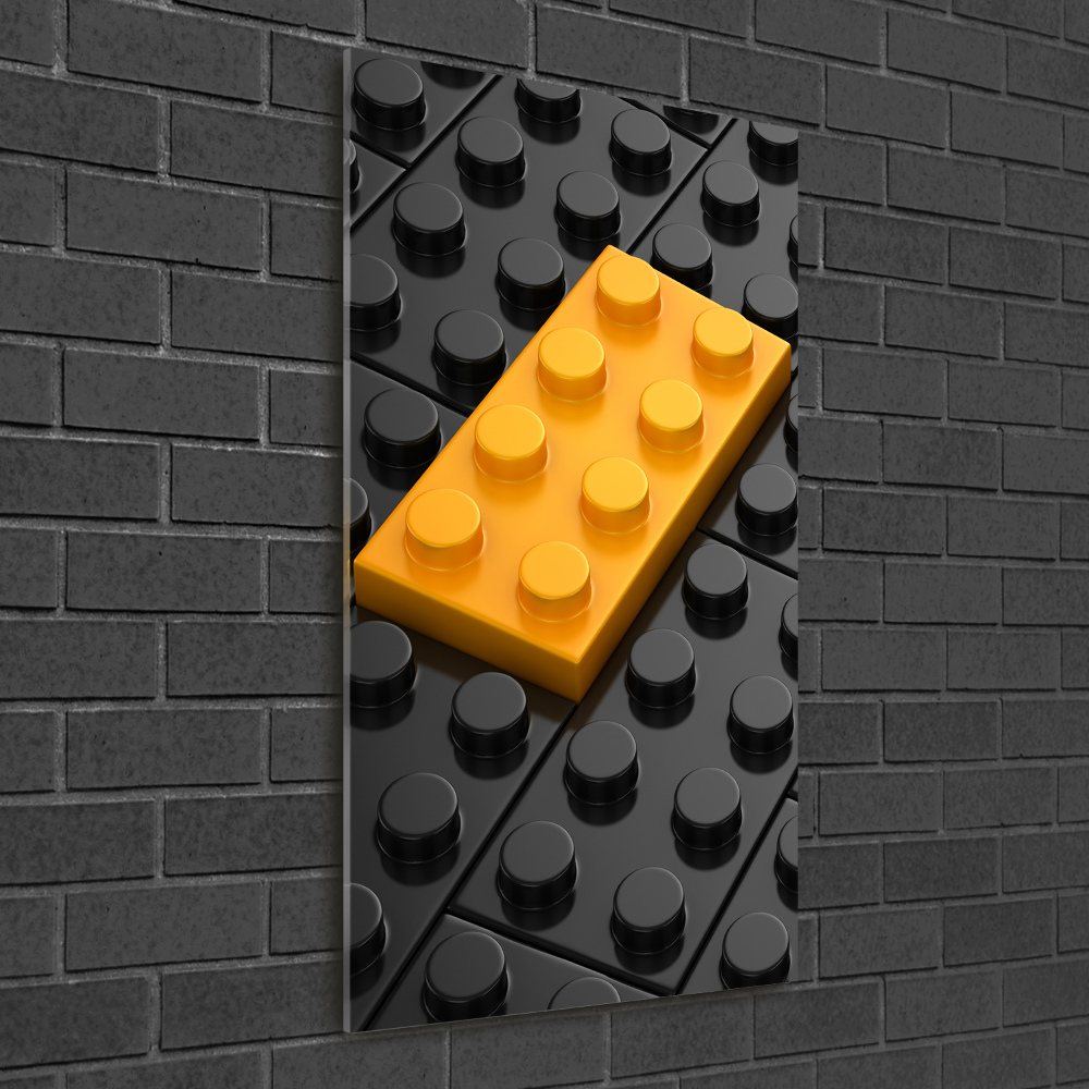 Obraz zdjęcie na scianę akrylowy pionowy Klocki lego
