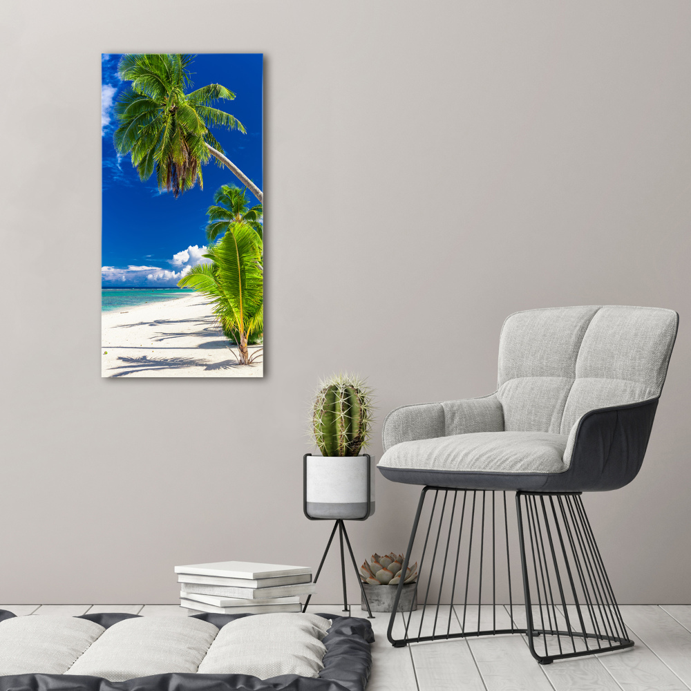 Foto obraz szkło akryl pionowy Tropikalna plaża