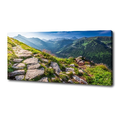 Foto obraz na płótnie Wschód słońca Tatry