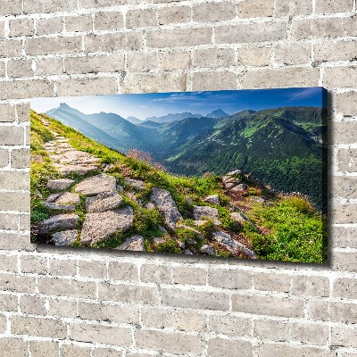 Foto obraz na płótnie Wschód słońca Tatry