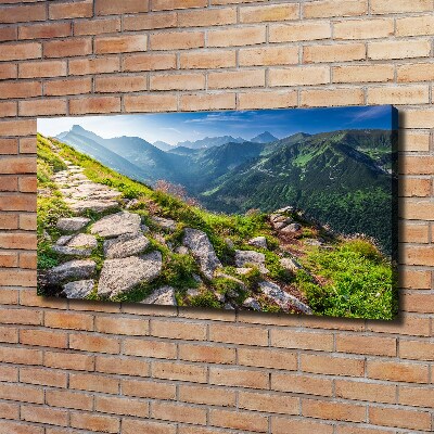 Foto obraz na płótnie Wschód słońca Tatry