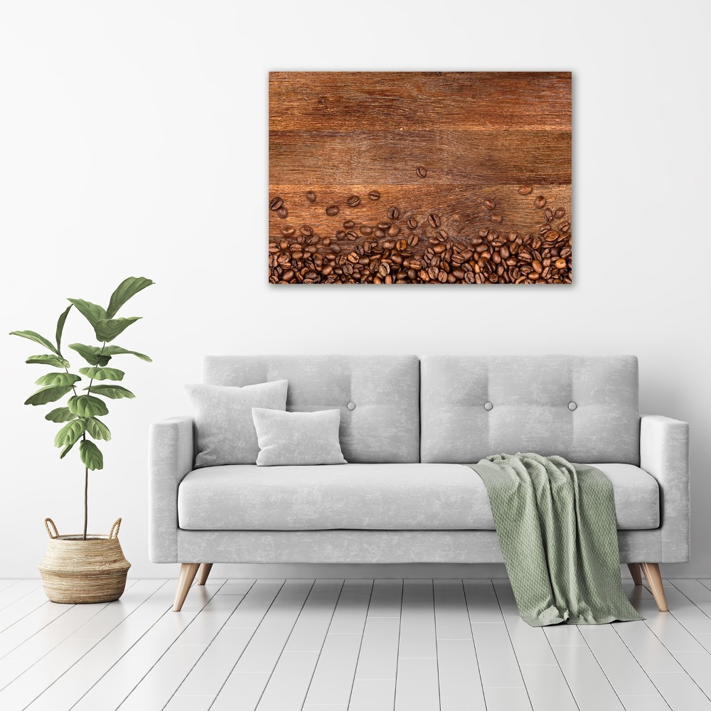 Foto obraz canvas Ziarna kawy