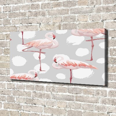 Foto obraz canvas Flamingi
