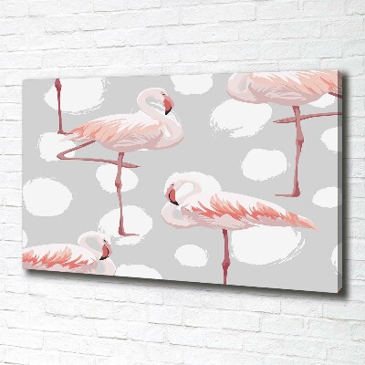 Foto obraz canvas Flamingi