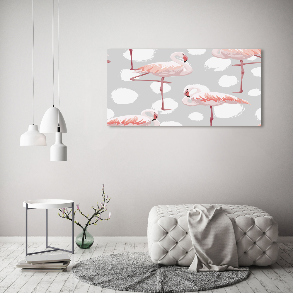 Foto obraz canvas Flamingi