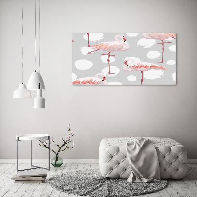 Foto obraz canvas Flamingi