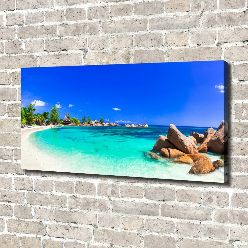 Foto obraz na płótnie Plaża Seszele