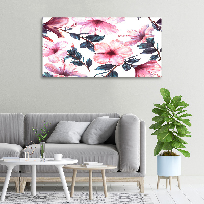 Foto obraz na płótnie Kwiaty hibiskusa