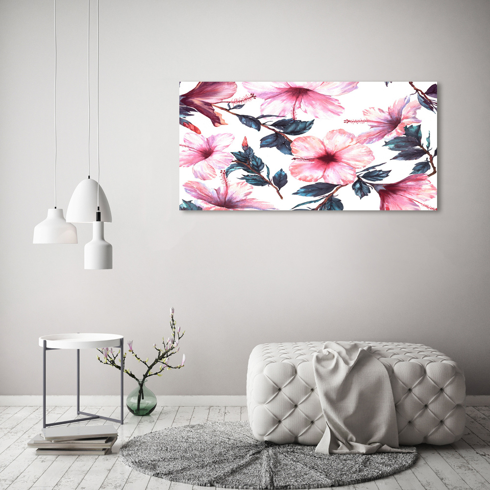 Foto obraz na płótnie Kwiaty hibiskusa