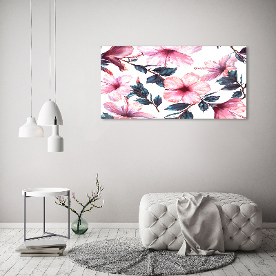 Foto obraz na płótnie Kwiaty hibiskusa