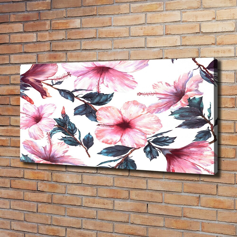 Foto obraz na płótnie Kwiaty hibiskusa