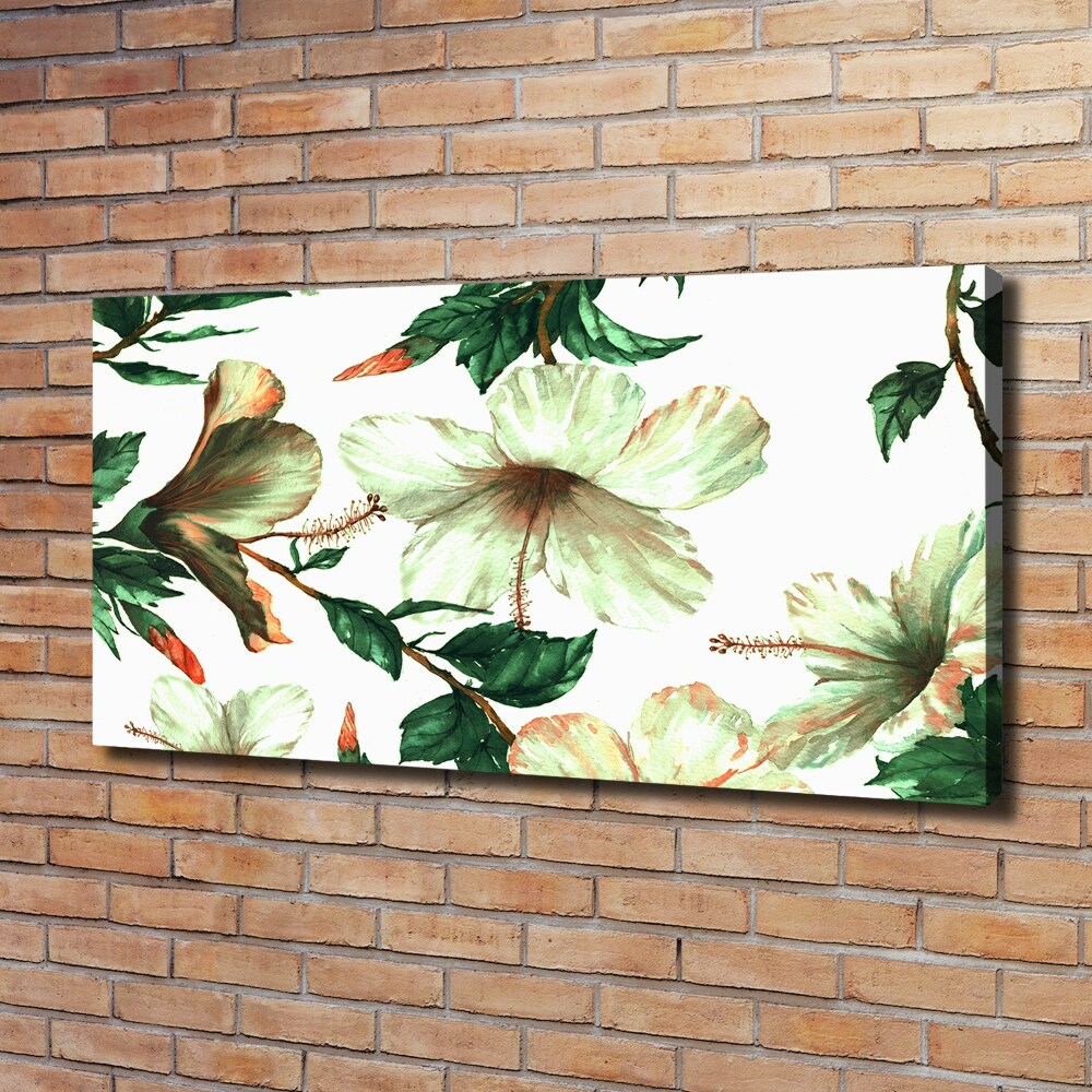 Foto obraz na płótnie Kwiaty hibiskusa