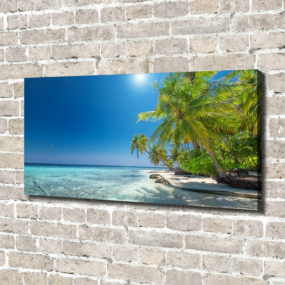 Foto obraz na płótnie Malediwy plaża