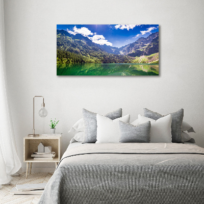 Foto obraz na płótnie Morskie oko Tatry