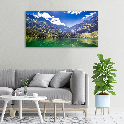 Foto obraz na płótnie Morskie oko Tatry