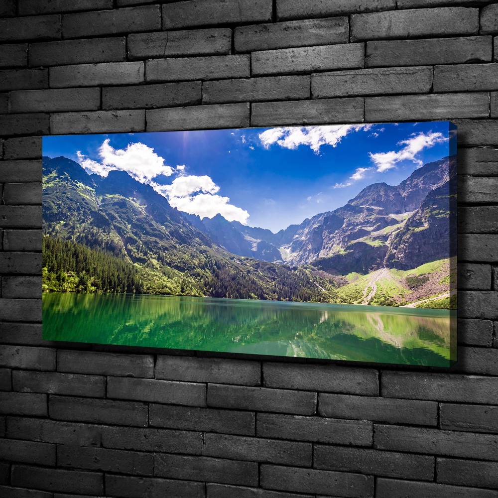 Foto obraz na płótnie Morskie oko Tatry