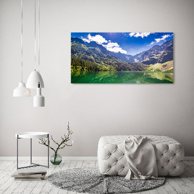 Foto obraz na płótnie Morskie oko Tatry