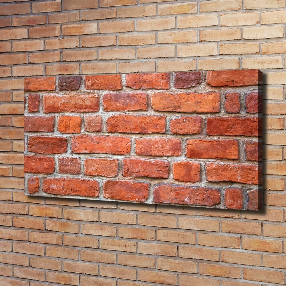 Foto obraz na płótnie Ceglana ściana