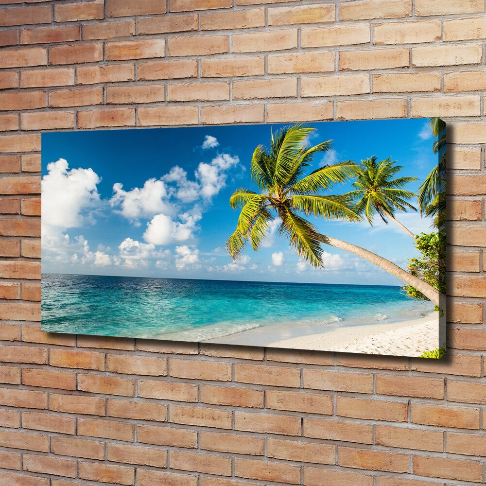 Foto obraz na płótnie Malediwy plaża