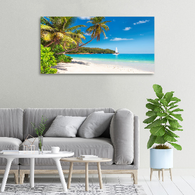 Foto obraz na płótnie Tropikalna plaża