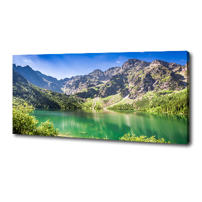 Foto obraz na płótnie Morskie oko Tatry