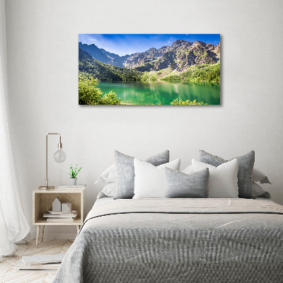 Foto obraz na płótnie Morskie oko Tatry